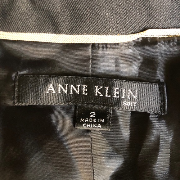 ANNE KLEIN BLACK BLAZER SIZE 2 - Picture 8 of 12